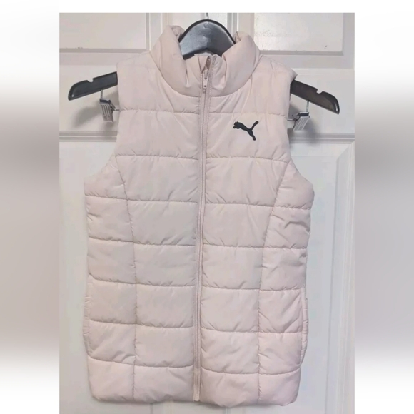 Puma vest women's size 10 Medium puffer Pink M - Picture 7 of 11